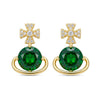 Emerald Orbit Earring