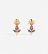 Pink Tulip Earrings