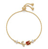 Orange Tulip Bracelet - Adjustable
