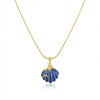Blue Shell Picture Pendent