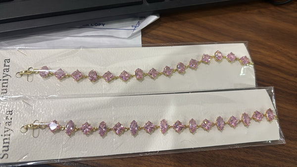 Pink Crystal Bracelet