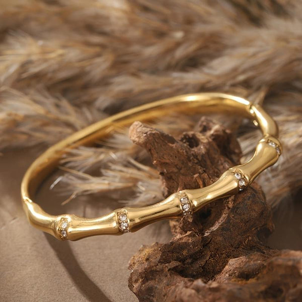 Studded Bamboo Bangle