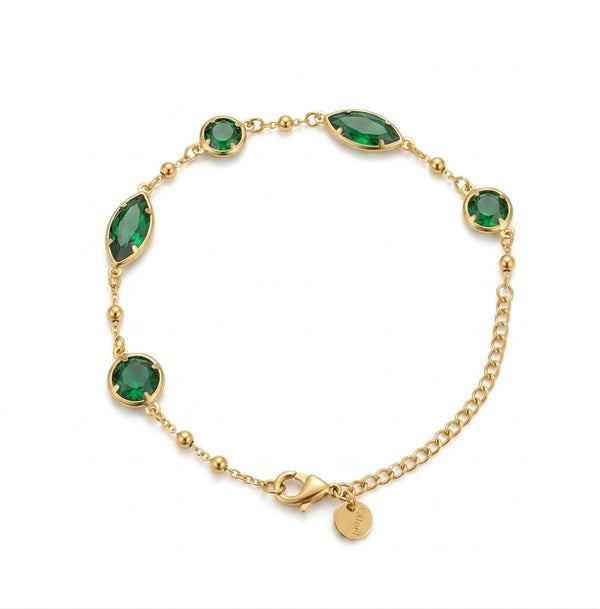 Emerald Multi Stone Bracelet
