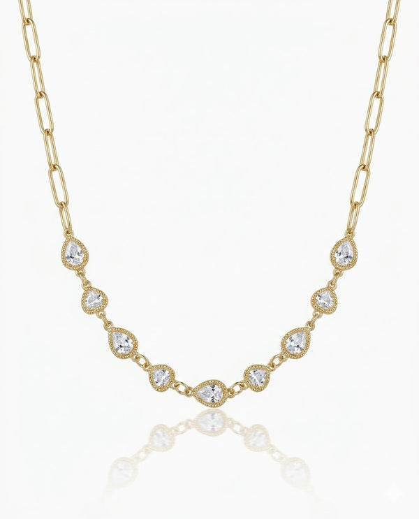 Crystal Line Necklace