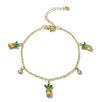 Dainty Crystal Pineapple Bracelet