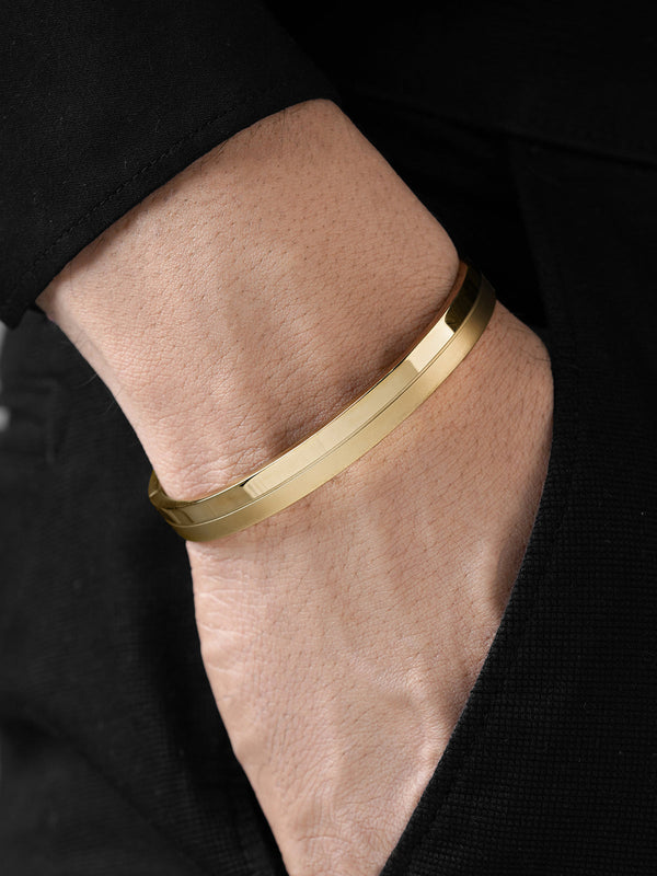 Benjomia 18K Gold Plated Men's Bracelet