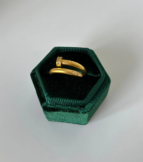 Nail Studded Ring