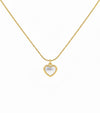 Elbina White Heart Neckalce