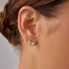 Crystal bow earring