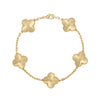 Gold Clover Bracelet