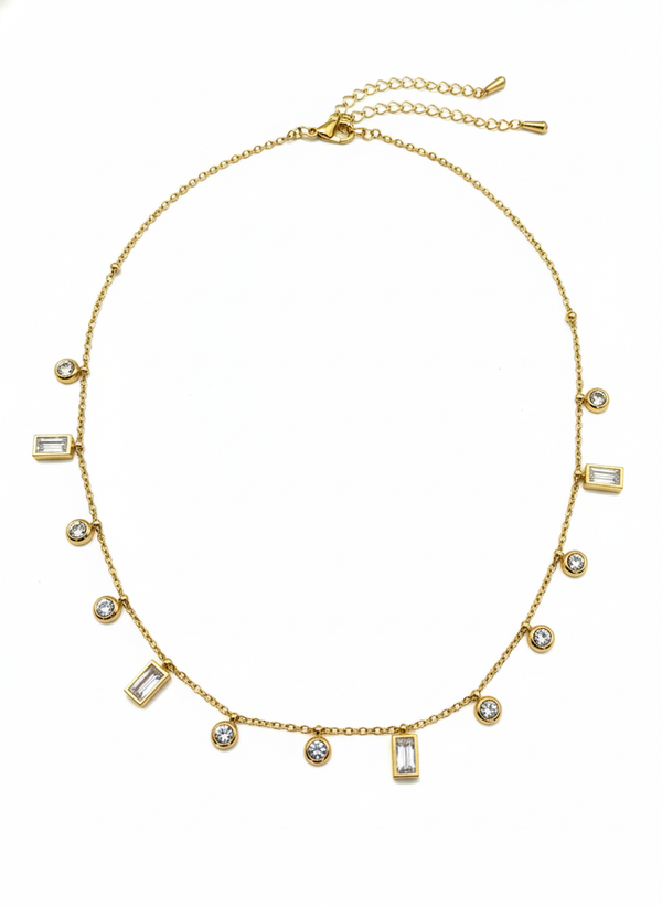 Nyra Necklace with Earrings