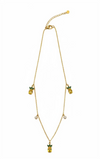 Dainty Crystal Pineapple Chain