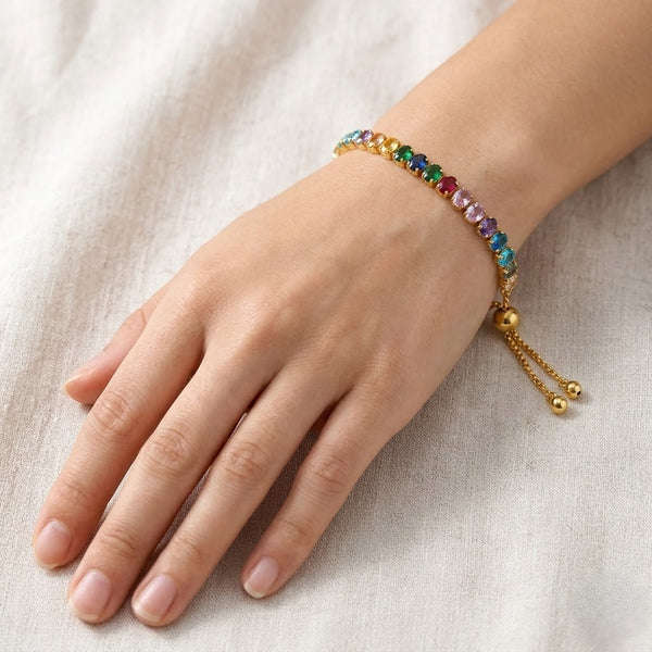 Rainbow Nene Adjustable Bracelet