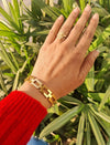 Gold Link Bangle