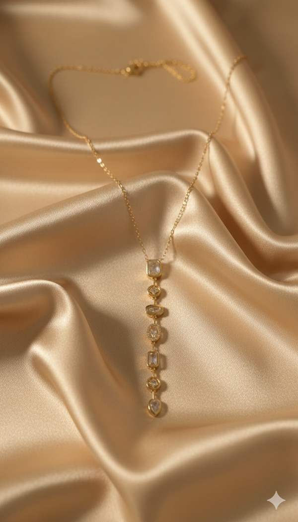 Zircon Studded Necklace