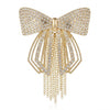 Dreamy Studded Butterfly Tassel Hair Bow Clip worn on model – styled for women
