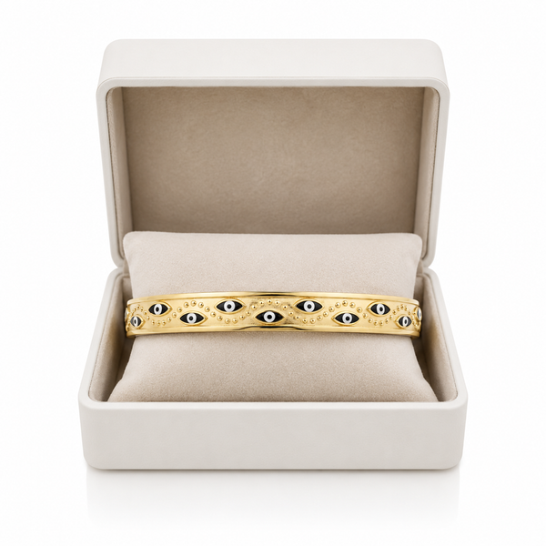 Evil Eye Open Bangle