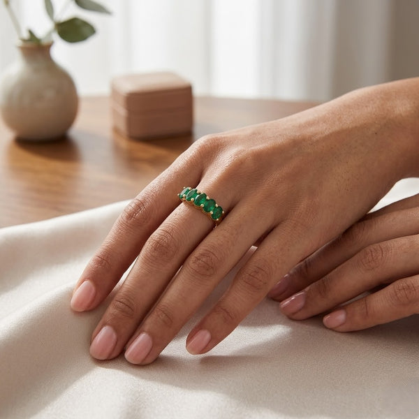 Opal Green Ring