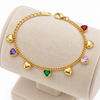 Multicolour Heart Bracelet