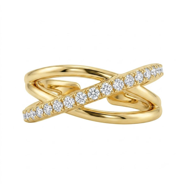 Minimal Spiral Twined Ring