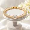 Crystal Cube Tennis Bracelet