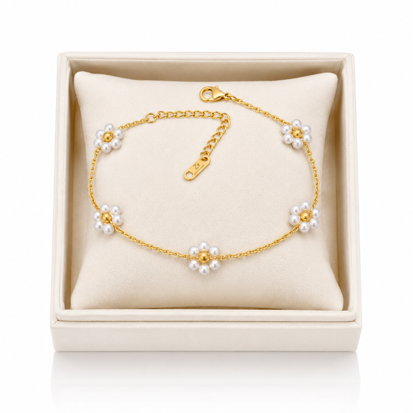 Pearl Flower Bracelet