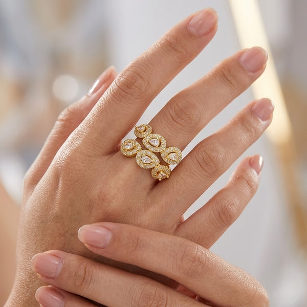 Opaline Stud Ring