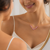 Aurora Blush Tulip Necklace