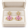 Pastel Pink Orbit Earring