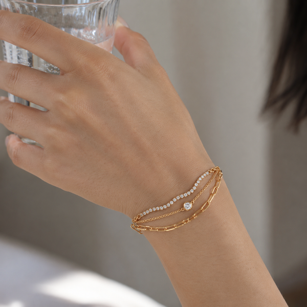 Linked Layer Bracelet