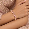 Blush Pink Crystal Bracelet