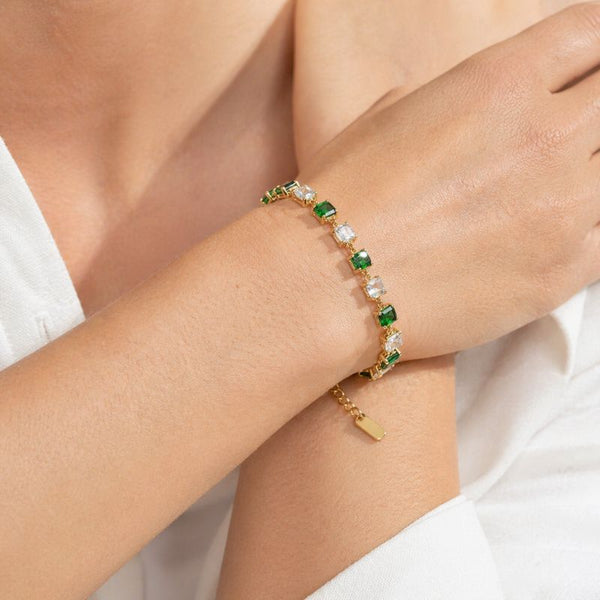 Emerald Alt Crystal Bracelet