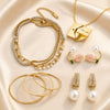 Golden Attitude Stack (Set of 5)