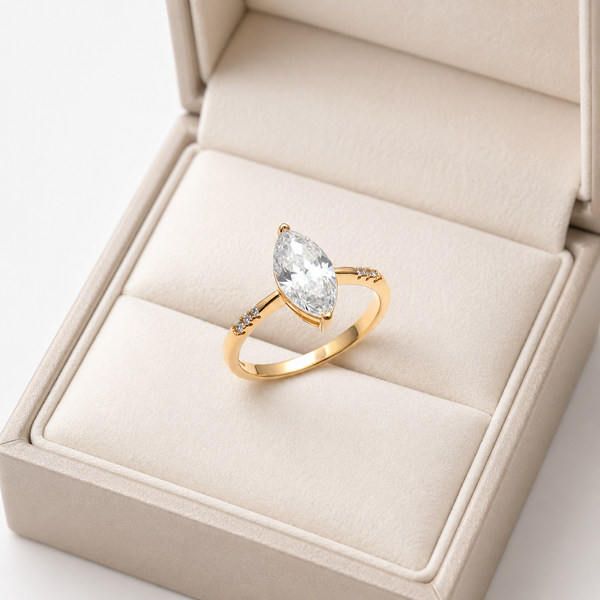 Marque 24k Gold Plated Ring