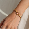 Vintage Bamboo Blush Bracelet