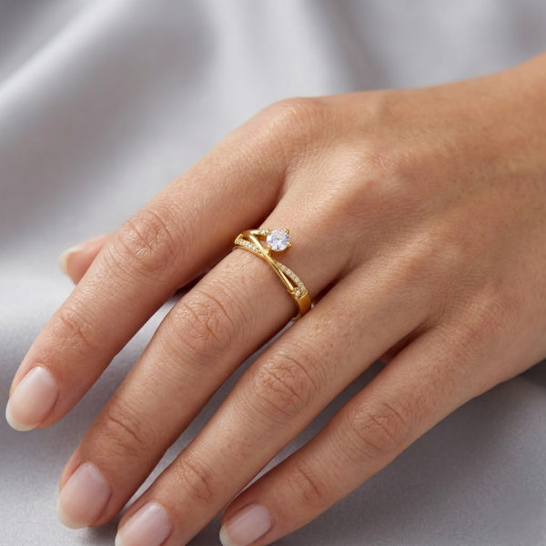 Veil 24k Gold Plated Ring