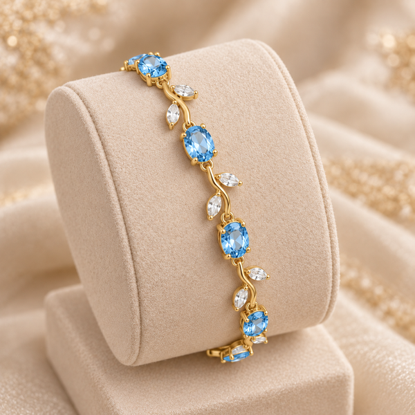 Sea Blue Tulip Bracelet