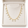 Rectangle Tassel Necklace