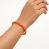 Orange Bamboo Bracelet