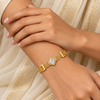 Rectangular Crystal Mesh Bracelet
