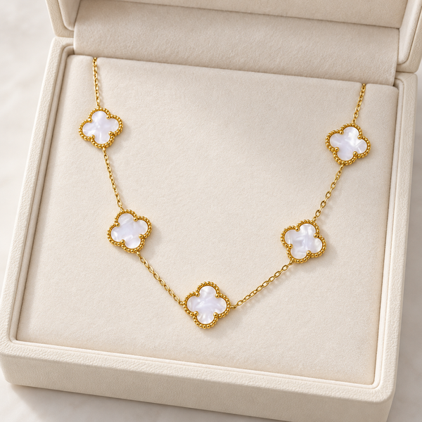 White Clover Necklace