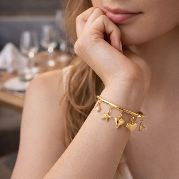 Multi Dangling Charm Bracelet