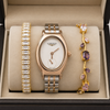 Longins Dual Tone Watch Stack