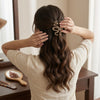 Embellished Wave Hair Claw hair claw clip – alternate angle