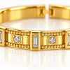 Rectangle Crystal Accent Bracelet