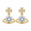 Crystal Orbit Earring