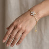 Crystal Flower Chain Bracelet