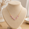 Aurora Blush Tulip Necklace
