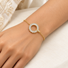 Halo Crystal Studded Bracelet