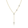 Tear Drop Side Necklace